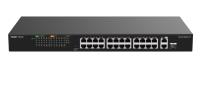 RUIJIE REYEE RG-ES126FGS-LP 24 PORT FE POE 180W +2GE +1COMBO YONETILEMEZ SWITCH